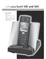 Предварительный просмотр 1 страницы Swissvoice Eurit 535 User Manual