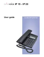 Предварительный просмотр 1 страницы Swissvoice IP 15 User Manual