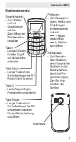 Предварительный просмотр 9 страницы Swissvoice MP03 User Manual