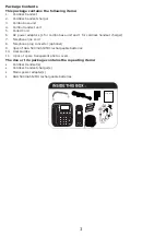 Preview for 3 page of Swissvoice XTRA 3355 User Manual