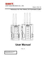 Preview for 1 page of SWIT Electronics Co.,LTD. CW-S150 User Manual