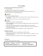 Предварительный просмотр 3 страницы SWIT Electronics Co.,LTD. CW-S150 User Manual