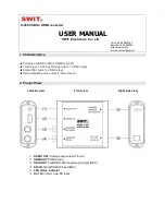 Предварительный просмотр 1 страницы SWIT Electronics Co.,LTD. S-4600 User Manual