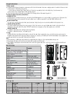 Предварительный просмотр 2 страницы SWIT Electronics LA-WR8 User Manual