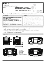 SWIT Electronics PC-P460S User Manual предпросмотр