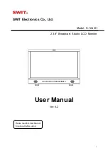 Предварительный просмотр 1 страницы SWIT Electronics S-1243H User Manual