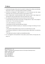 Preview for 2 page of SWIT Electronics S-1273F User Manual