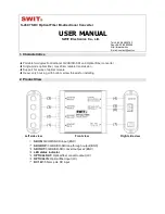 Предварительный просмотр 1 страницы SWIT Electronics S-4607 User Manual