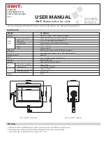 SWIT CL-M100C Mini User Manual предпросмотр