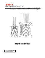 Предварительный просмотр 1 страницы SWIT CW-S300 User Manual