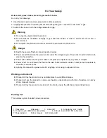 Предварительный просмотр 3 страницы SWIT CW-S300 User Manual