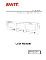 SWIT M-1051H User Manual preview