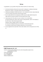 Preview for 2 page of SWIT M-1071H User Manual