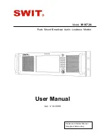 Preview for 1 page of SWIT M-1072A User Manual