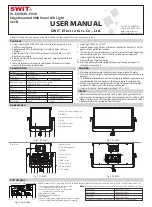 SWIT PL-E60D User Manual preview