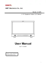 SWIT S-1223F User Manual preview