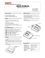 Preview for 1 page of SWIT S-3602P User Manual