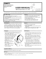 Предварительный просмотр 1 страницы SWIT S-4020 User Manual