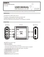 Предварительный просмотр 1 страницы SWIT S-4612 User Manual