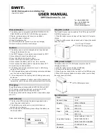 SWIT S-8U63 User Manual предпросмотр