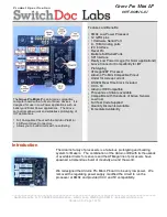 Предварительный просмотр 1 страницы SwitchDoc Labs 0097-060916-01 Product Specification