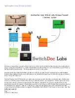 Предварительный просмотр 9 страницы SwitchDoc Labs SkyWeather WXLink Assembly And Testing Manual