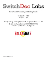 SwitchDoc Labs SolarMAX2 Assembly And Testing Manual preview