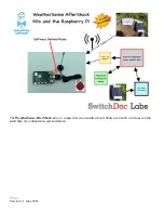 Предварительный просмотр 4 страницы SwitchDoc Labs WeatherSense Aftershock Assembly And Test Manual