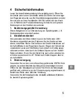 Preview for 5 page of switel BCC 47 Operating Instructions Manual