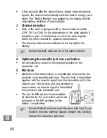 Предварительный просмотр 42 страницы switel BCC 47 Operating Instructions Manual