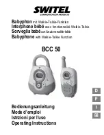 Preview for 1 page of switel BCC 50 Operating Instructions Manual