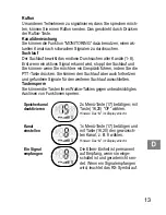 Preview for 13 page of switel BCC 50 Operating Instructions Manual