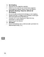 Preview for 16 page of switel BCC 50 Operating Instructions Manual