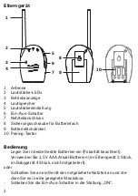 Предварительный просмотр 4 страницы switel BCC 60 User Manual