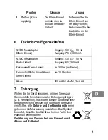 Предварительный просмотр 9 страницы switel BCC53 Operating Instructions Manual