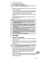 Предварительный просмотр 21 страницы switel BCE11 Operating Instructions Manual