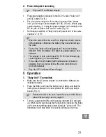 Предварительный просмотр 21 страницы switel BCE21 Operating Instructions Manual