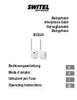 Предварительный просмотр 1 страницы switel BCE26 Operating Instructions Manual