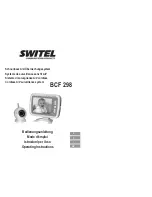 Предварительный просмотр 1 страницы switel BCF 298 Operating Instructions Manual