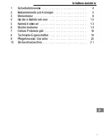 Preview for 3 page of switel BCF 850 Operating Instructions Manual