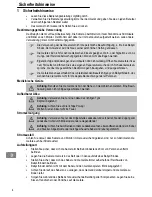 Preview for 4 page of switel BCF 850 Operating Instructions Manual