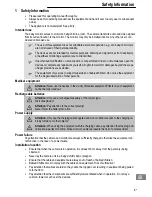 Preview for 61 page of switel BCF 850 Operating Instructions Manual