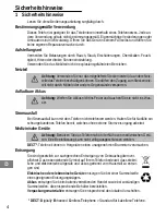 Предварительный просмотр 4 страницы switel BDT 710 Operating Instructions Manual