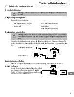 Предварительный просмотр 5 страницы switel BDT 710 Operating Instructions Manual