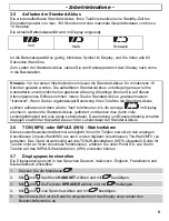 Предварительный просмотр 9 страницы switel BDT700 Operating Instructions Manual