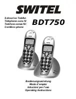 switel BDT750 Operating Instructions Manual preview