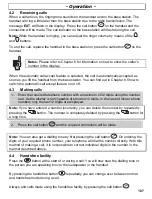 Предварительный просмотр 107 страницы switel BDT750 Operating Instructions Manual