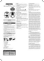 Preview for 3 page of switel BH 170 Operating Instructions