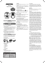 Preview for 4 page of switel BH 170 Operating Instructions