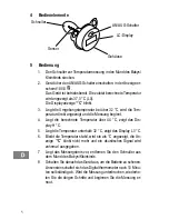 Предварительный просмотр 4 страницы switel BH310 Operating Instructions Manual